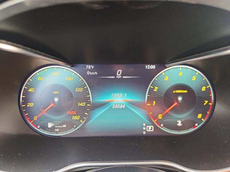 2021 Mercedes-benz VIN W1N0J8EB2MF932704 COPART salvage auction — REAR END, Tx - Salvage Vehicle Title, sold $175 on 2026-07-30 (photo 9)