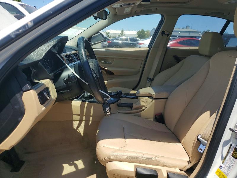 2013 BMW 3 series VIN WBA3B1C54DF462369 COPART salvage auction — REAR END, CA - SALVAGE CERTIFICATE, sold $500 on 2026-08-06 (photo 7)