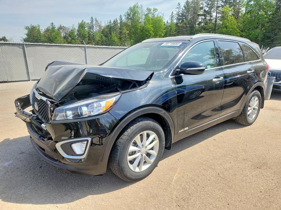 2018 Kia Sorento VIN 5XYPGDA56JG389105 COPART salvage auction — FRONT END, Salvage Title, sold $250 on 2026-07-23 (photo 1)