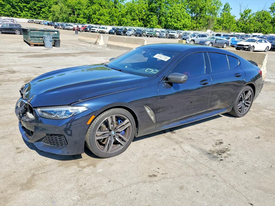 2022 BMW 8er VIN WBAGV4C01NCJ13106 COPART salvage auction — FRONT END, Ny - Mv-907A Salvage Certificate, sold $29,250 on 2026-08-17 (photo 1)