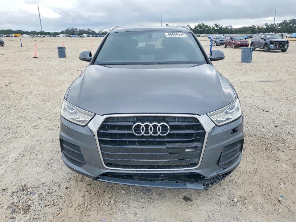2017 Audi Q3 VIN WA1HCCFS6HR006567 COPART salvage auction — FRONT END, Tx - Salvage Vehicle Title, sold $125 on 2026-07-30 (photo 5)