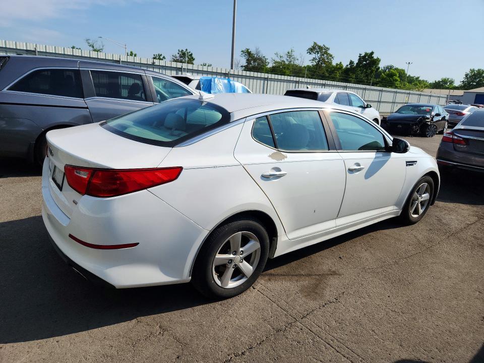 2015 Kia Optima VIN 5XXGM4A75FG364203 COPART salvage auction — FRONT END, Nj - Cert Of Title-Salvage, sold $300 on 2026-07-30 (photo 3)
