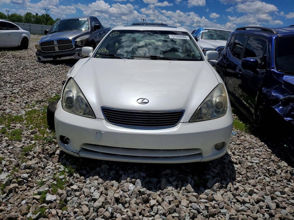 2005 Lexus ES VIN JTHBA30G555105162 COPART salvage auction — FRONT END, In - Cert Of Title-Salvage Title, sold $675 on 2026-07-21 (photo 5)