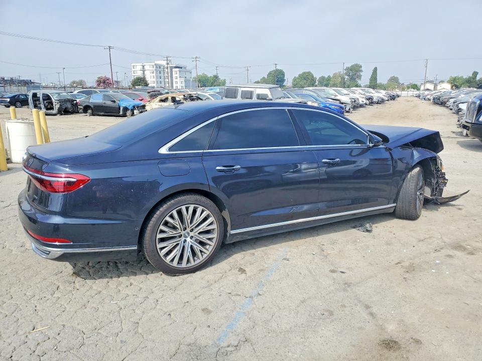 2020 Audi A8 VIN WAU8EAF88LN014580 COPART salvage auction — FRONT END, Salvage Title, sold $6,500 on 2026-07-23 (photo 3)