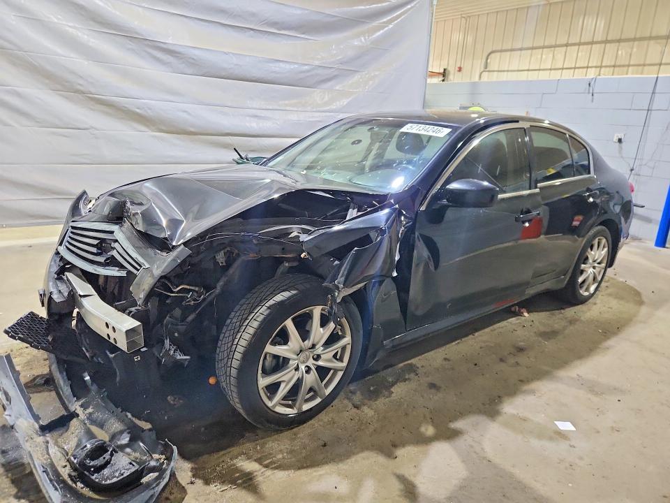 2012 Infiniti G VIN JN1CV6AR6CM976668 COPART salvage auction — FRONT END, MA - CERT OF TITLE-RECONSTRCTD COLL, sold $100 on 2026-07-28 (photo 1)