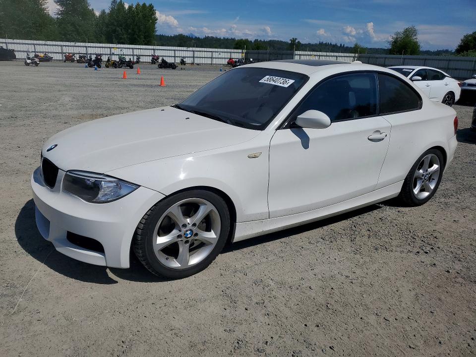 2009 BMW 1 series VIN WBAUP73559VF07067 COPART salvage auction — REAR END, Wa - Bill Of Sale, sold $2,400 on 2026-07-13 (photo 1)