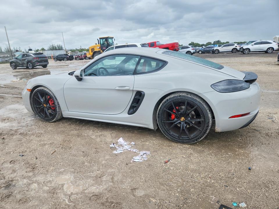 2024 Porsche Cayman VIN WP0AB2A83RK264104 COPART salvage auction — UNDERCARRIAGE, Fl - Certificate Of Destruction, sold $35,000 on 2026-07-16 (photo 2)