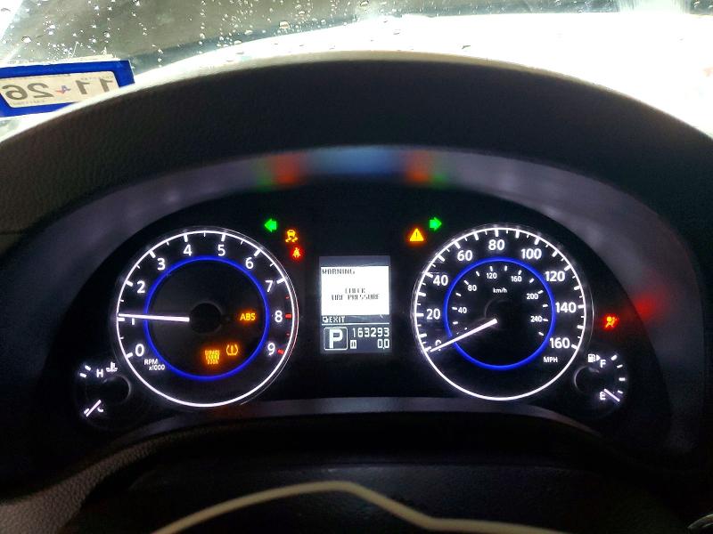 2014 Infiniti Q60 VIN JN1CV6EK9EM113847 COPART salvage auction — FRONT END, Tx - Salvage Vehicle Title, sold $1,850 on 2026-07-04 (photo 9)