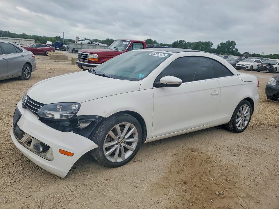 2013 Volkswagen Eos VIN WVWBW8AH7DV001844 COPART salvage auction — FRONT END, Ks - Cert Of Title-Salvage, sold $1,700 on 2026-07-02 (photo 1)