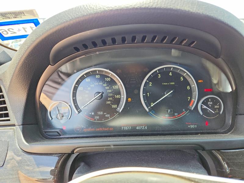 2016 BMW 5er VIN WBA5B1C53GG551681 COPART salvage auction — WATER/FLOOD, Tx - Salvage Title-Flood Damage, sold $2,650 on 2026-08-20 (photo 9)