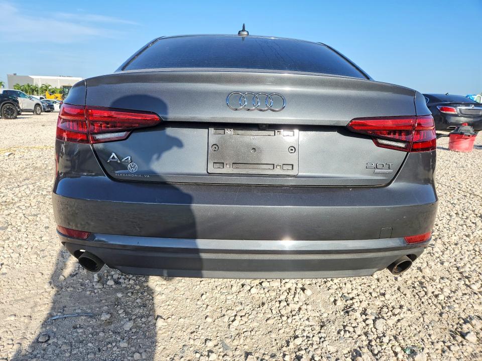 2017 Audi A4 VIN WAUGMAF41HN033670 COPART salvage auction — FRONT END, FL - CERT OF TTL-REBUILT&SLVG RBLD, sold $425 on 2026-07-28 (photo 6)