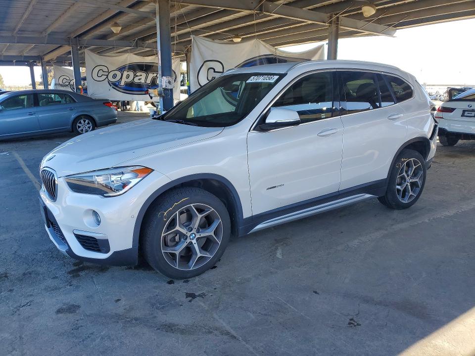 2018 BMW X1 VIN WBXHU7C37J5H40662 COPART salvage auction — REAR END, Ca - Salvage Certificate, sold $3,850 on 2026-07-23 (photo 1)