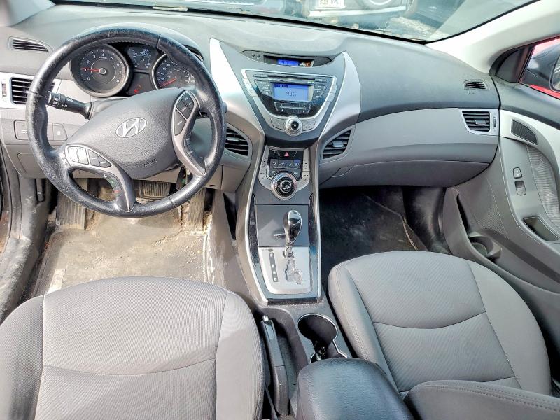 2013 Hyundai Elantra VIN 5NPDH4AEXDH187073 COPART salvage auction — FRONT END, Qc - Gravement Accidente, sold $725 on 2026-07-28 (photo 8)