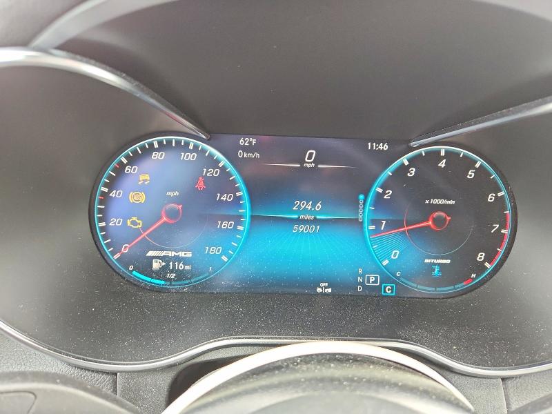2020 Mercedes-benz Glc VIN WDC0G6EB1LF731265 COPART salvage auction — FRONT END, Or - Salvage Title Certificate, sold $15,000 on 2026-07-13 (photo 9)