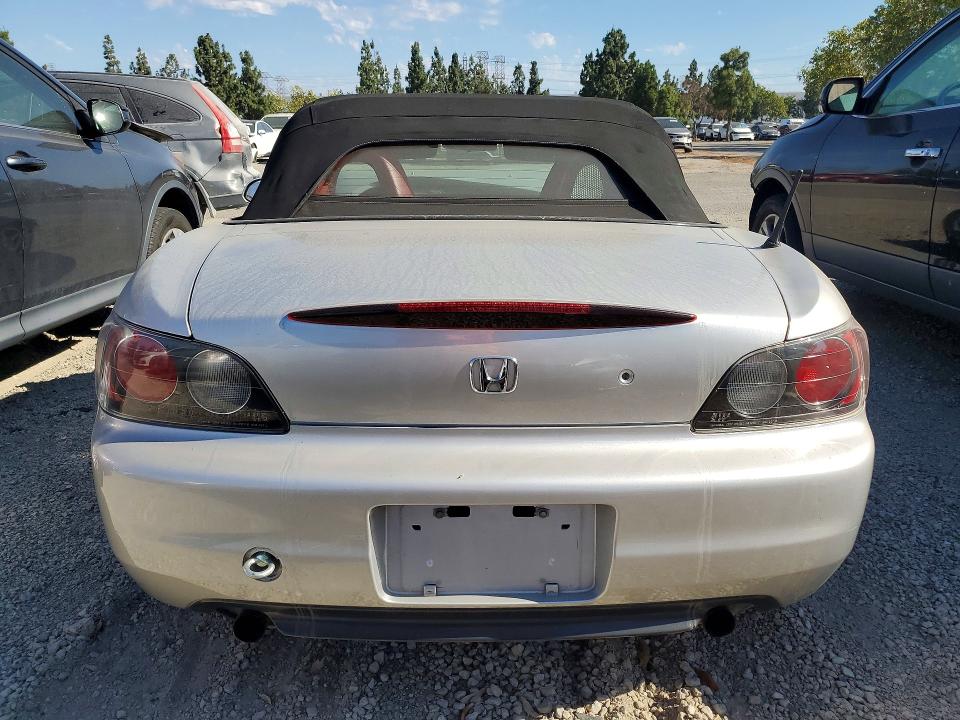 2002 Honda S2000 VIN JHMAP114X2T004077 COPART salvage auction — FRONT END, CA - SALVAGE CERTIFICATE, sold $4,200 on 2026-07-17 (photo 6)