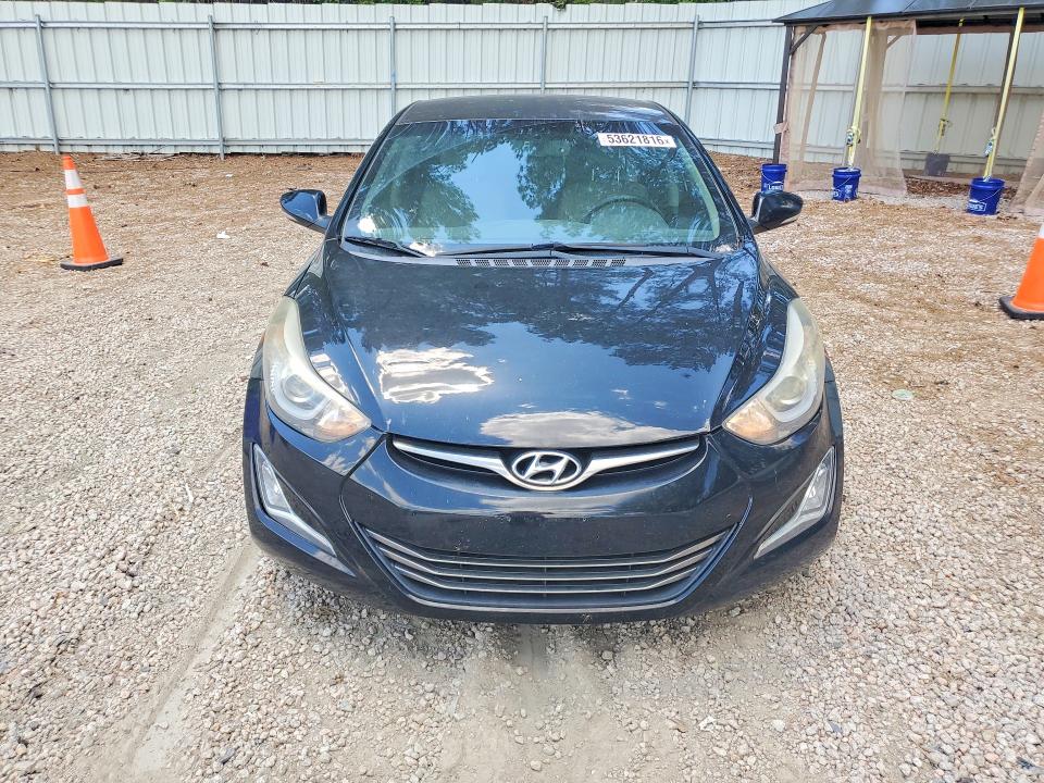 2016 Hyundai Elantra VIN KMHDH4AE2GU520906 COPART salvage auction — REAR END, Sc - Cert Of Title-Salvage, sold $850 on 2026-07-24 (photo 5)