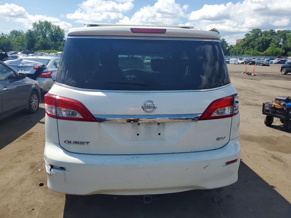 2015 Nissan Quest VIN JN8AE2KP6F9133351 COPART salvage auction — SIDE, Ct - Cert Of Title-Salvage, sold $575 on 2026-07-31 (photo 6)
