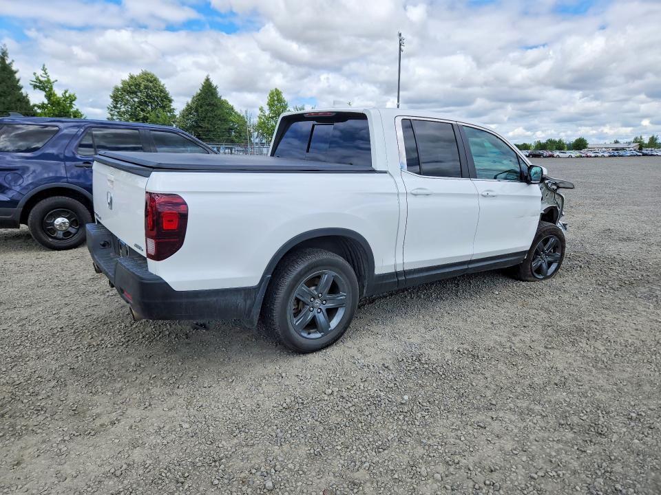 2023 Honda Ridgeline VIN 5FPYK3F56PB061941 COPART salvage auction — FRONT END, Or - Salvage Title Certificate, sold $10,600 on 2026-08-18 (photo 3)