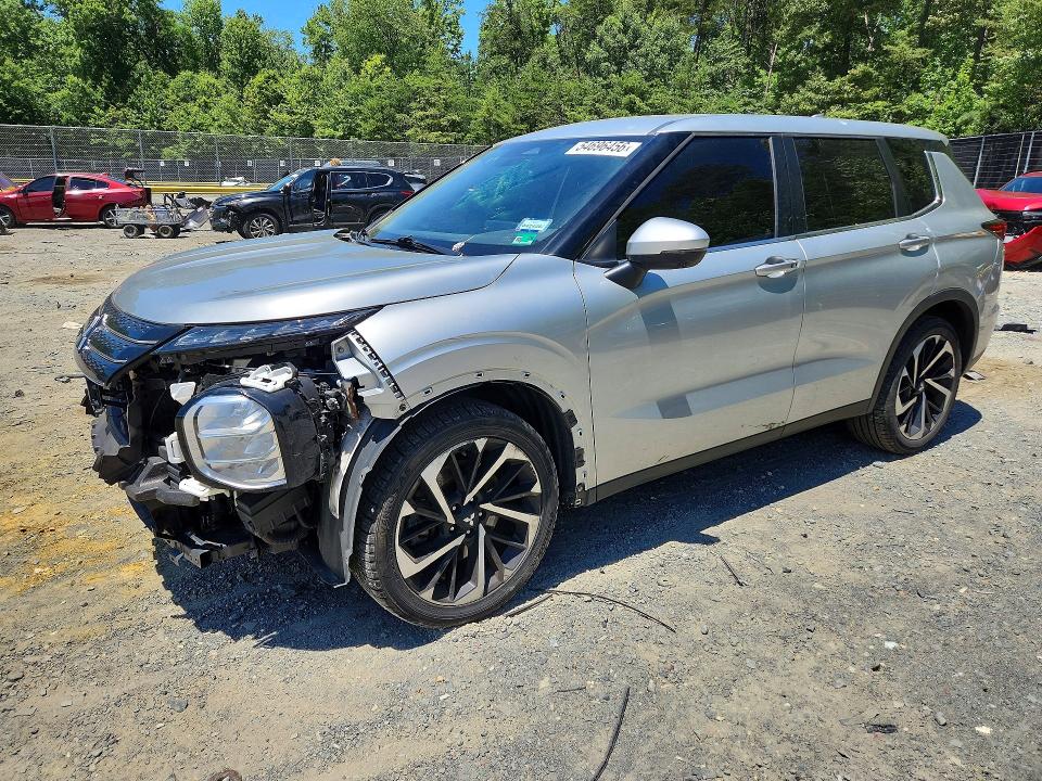 2023 Mitsubishi Outlander VIN JA4J4UA82PZ053755 COPART salvage auction — FRONT END, Md - Cert Of Salvage > 75% Damage, sold $9,400 on 2026-07-14 (photo 1)