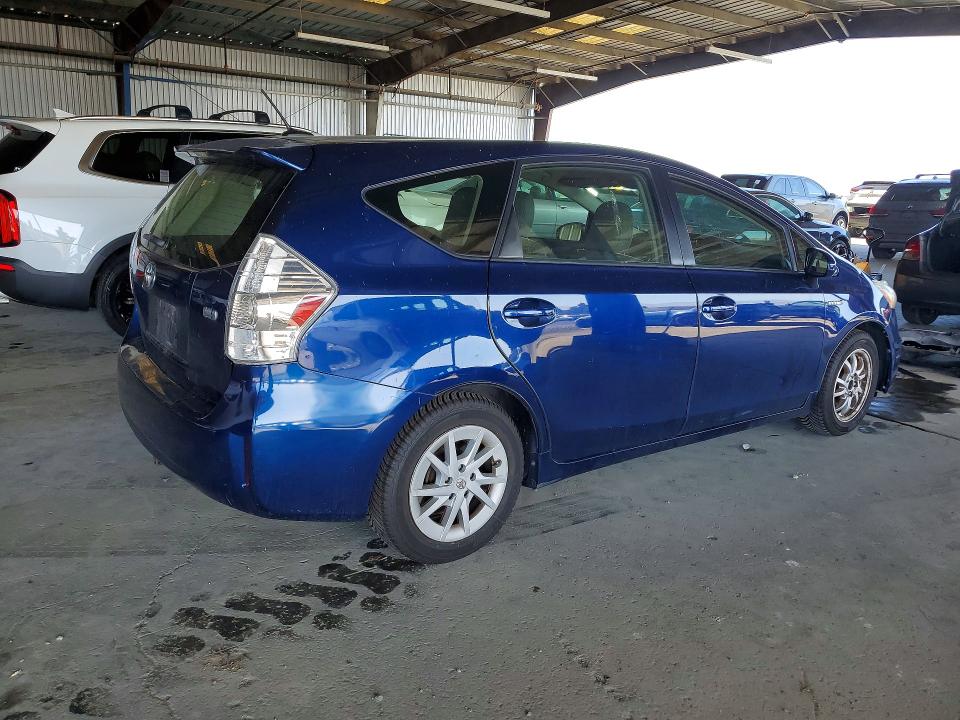 2012 Toyota Prius VIN JTDZN3EU6C3171487 COPART salvage auction — SIDE, Ca - Salvage Certificate, sold $950 on 2026-07-09 (photo 3)