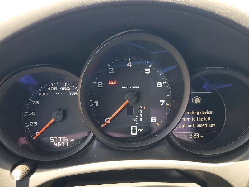 2021 Porsche VIN WP1AA2A5XMLB01086 COPART salvage auction — FRONT END, Ca - Salvage Certificate, sold $9,700 on 2026-07-29 (photo 9)
