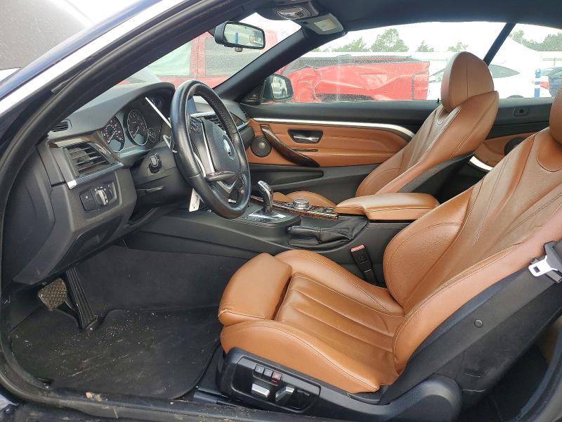 2016 BMW 4er VIN WBA3V7C57G5A25070 COPART salvage auction — WATER/FLOOD, LA - CERT OF TITLE-SALVAGE FLOOD, sold $2,550 on 2026-07-27 (photo 7)