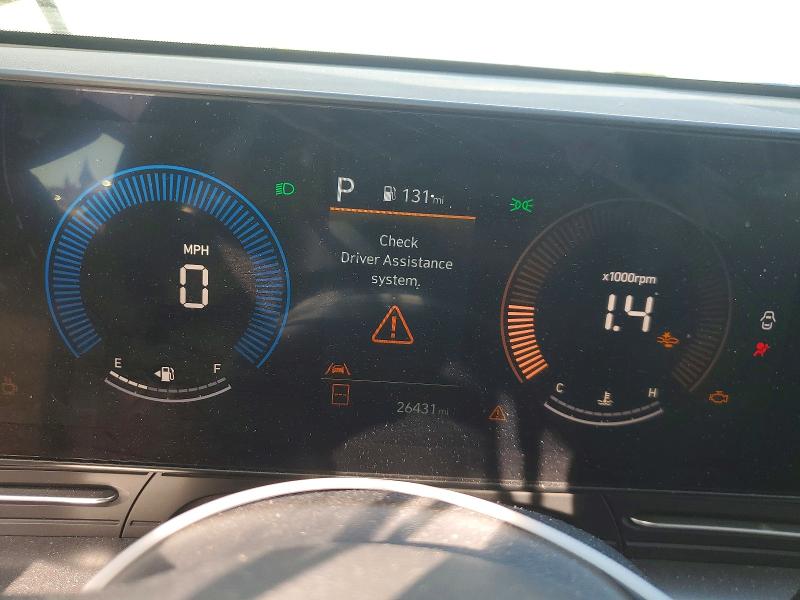 2025 Hyundai Kona VIN KM8HB3AB5SU285123 COPART salvage auction — FRONT END, Fl - Cert Of Title Slvg Rebuildable, sold $7,600 on 2026-07-22 (photo 9)