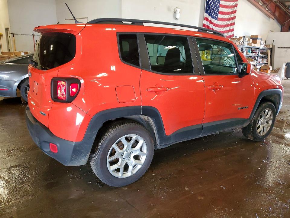 2015 Jeep Renegade VIN ZACCJBBT0FPC12865 COPART salvage auction — FRONT END, Mi - Certificate Of Title, sold $500 on 2026-07-31 (photo 3)