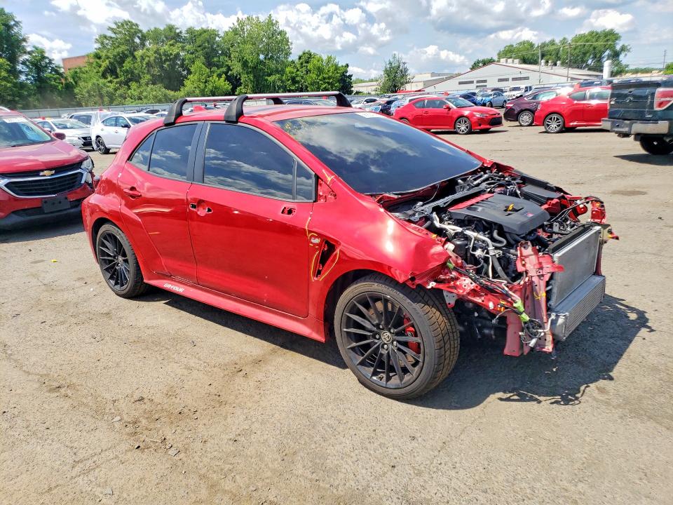 2024 Toyota Corolla VIN JTNABAAE2RA012751 COPART salvage auction — FRONT END, Ct - Cert Of Title-Salvage, sold $9,300 on 2026-07-24 (photo 4)