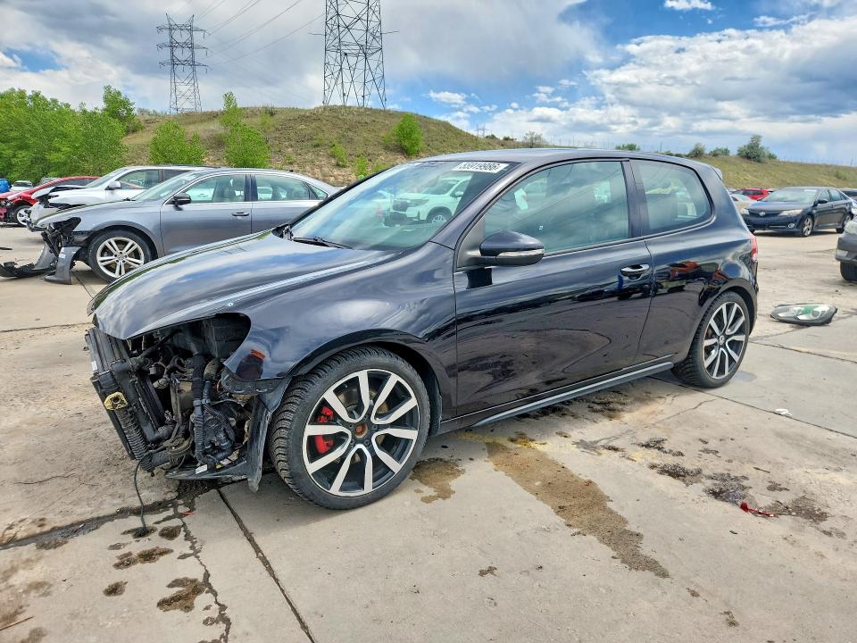 2013 Volkswagen Gti VIN WVWED7AJ7DW096934 COPART salvage auction — FRONT END, Va - Certificate Of Title, sold $2,150 on 2026-08-12 (photo 1)
