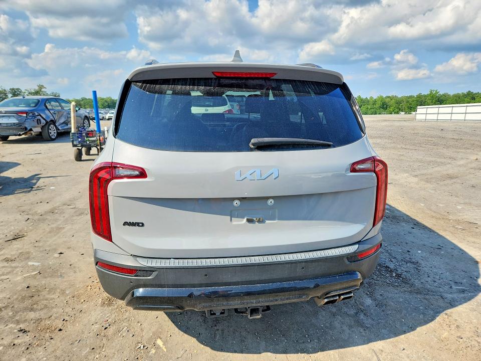 2022 Kia Telluride VIN 5XYP5DHC7NG220680 COPART salvage auction — SIDE, Va - Cert Of Title - Salvage, sold $250 on 2026-07-29 (photo 6)