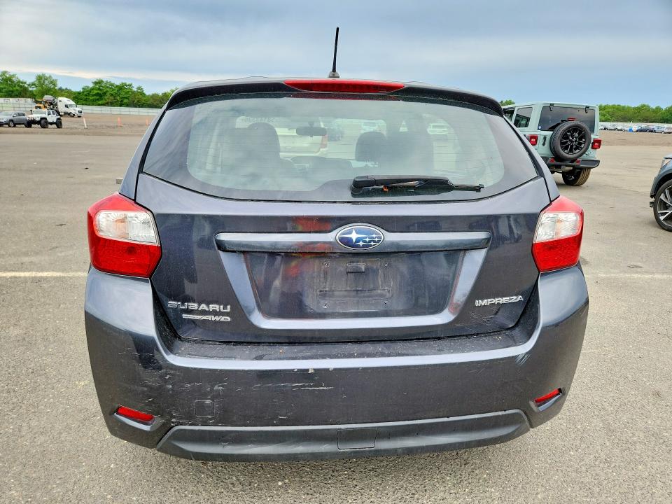 2012 Subaru VIN JF1GPAG69CH224003 COPART salvage auction — MINOR DENT/SCRATCHES, Ny - Certificate Of Title, sold $825 on 2026-07-20 (photo 6)