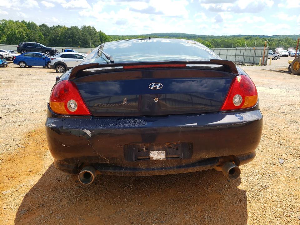 2004 Hyundai Tiburon VIN KMHHM65D94U122808 COPART salvage auction — FRONT END, Va - Certificate Of Title, sold $100 on 2026-07-17 (photo 6)