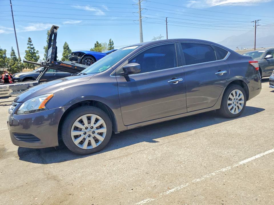 2015 Nissan Sentra VIN 3N1AB7AP3FL633741 COPART salvage auction — NORMAL WEAR, Ca - Dis/Dlr/Exp Only Clean Title, sold $925 on 2026-07-09 (photo 1)