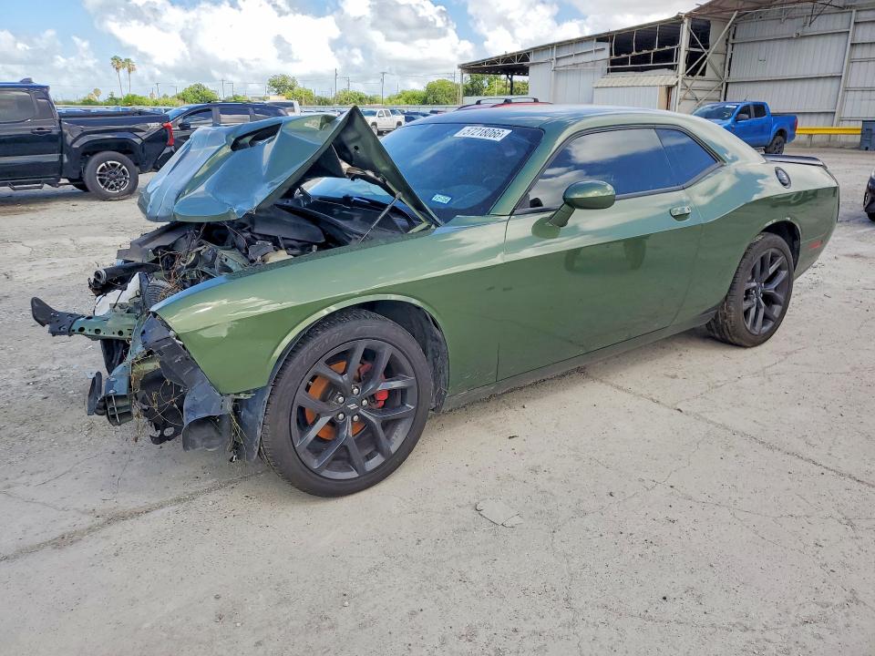 2022 Dodge Challenger VIN 2C3CDZAG0NH108465 COPART salvage auction — FRONT END, Tx - Certificate Of Title (P), sold $4,200 on 2026-07-09 (photo 1)
