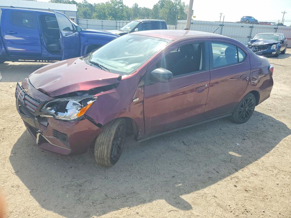 2022 Mitsubishi Mirage VIN ML32FUFJ8NHF08262 COPART salvage auction — FRONT END, Fl - Certificate Of Destruction, sold $1,550 on 2026-07-30 (photo 1)