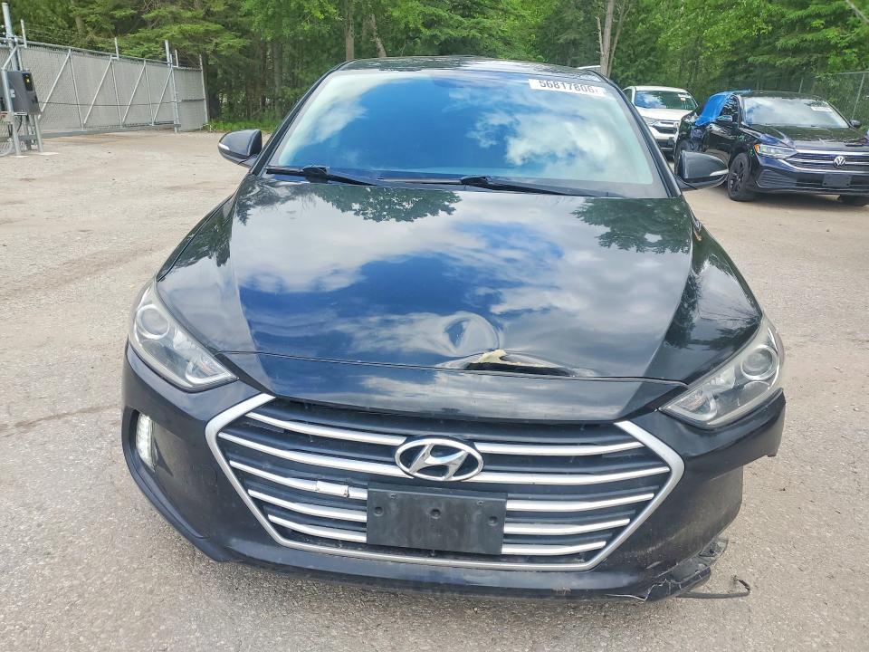 2017 Hyundai Elantra VIN KMHD84LF2HU129522 COPART salvage auction — FRONT END, On - Permit No Brand - Unfit, sold $2,100 on 2026-07-28 (photo 5)