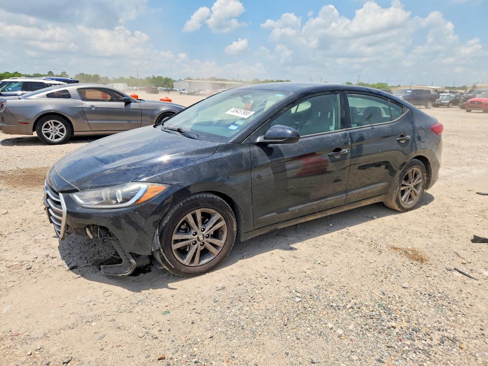2018 Hyundai Elantra VIN 5NPD84LF9JH393969 COPART salvage auction — FRONT END, TX - SALVAGE VEHICLE TITLE, sold $1,600 on 2026-07-02 (photo 1)