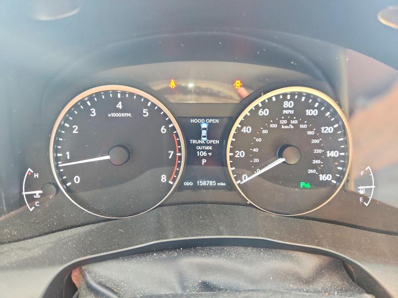 2014 Lexus ES VIN JTHBK1GG9E2114195 COPART salvage auction — FRONT END, TX - SALVAGE VEHICLE TITLE, sold $3,500 on 2026-07-31 (photo 9)