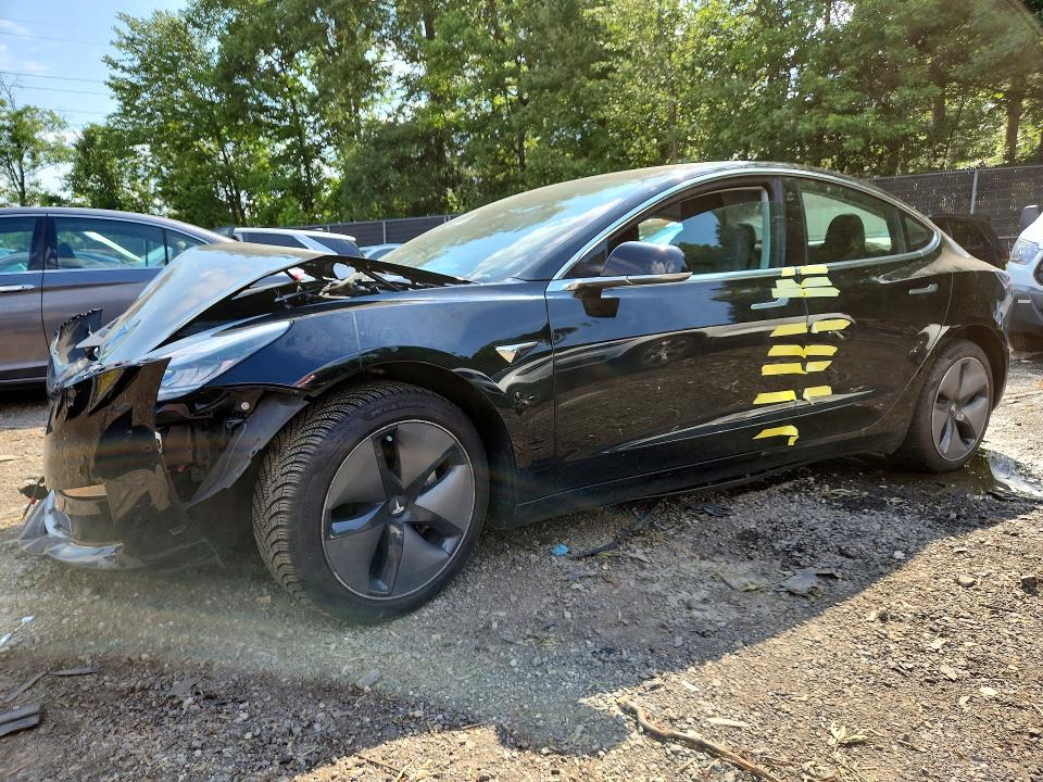 2019 Tesla Model 3 VIN 5YJ3E1EA8KF198692 COPART salvage auction — FRONT END, Md - Parts Only-No Title Letter, sold $1,600 on 2026-07-28 (photo 1)