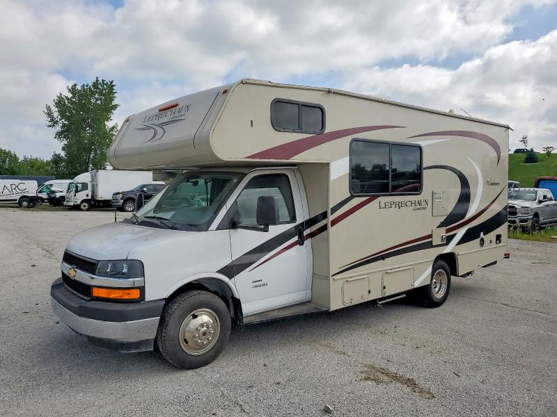 2018 Chevrolet Express VIN 1HA6GUCG1JN008761 COPART salvage auction — HAIL, Salvage Title, sold $26,000 on 2026-08-27 (photo 2)