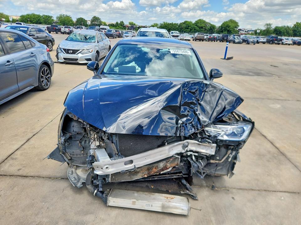 2017 Audi A4 VIN WAUANAF48HN007182 COPART salvage auction — FRONT END, Tx - Salvage Vehicle Title, sold $525 on 2026-07-27 (photo 5)