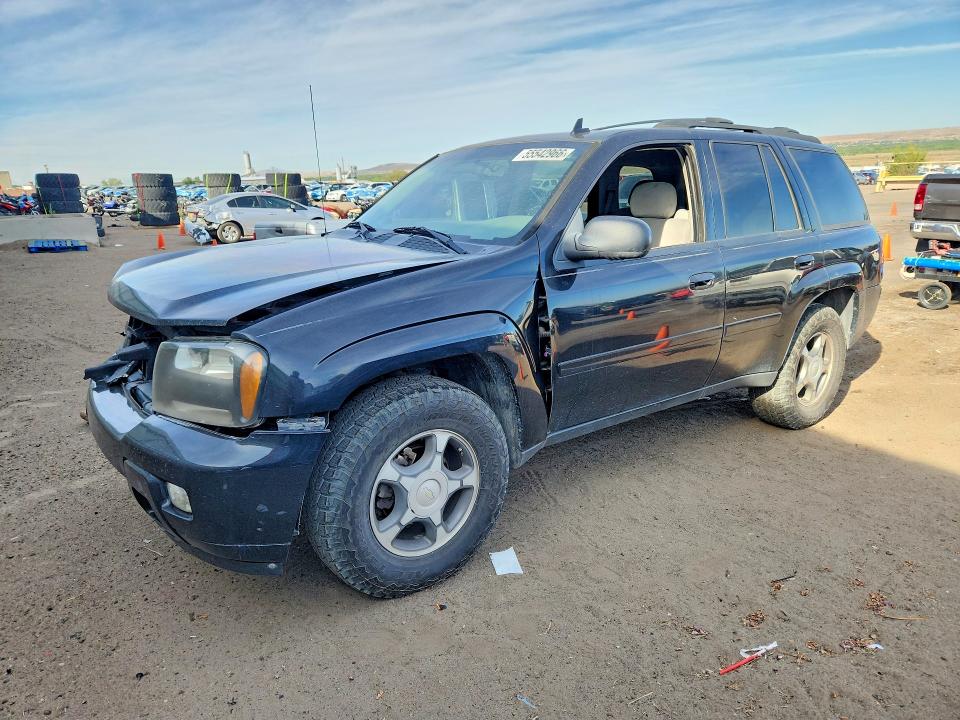 2008 Chevrolet Trailblazer VIN 1GNDS13S682261512 COPART salvage auction — FRONT END, NM - CERT OF TITLE-SALVAGE (P), sold $275 on 2026-07-09 (photo 1)