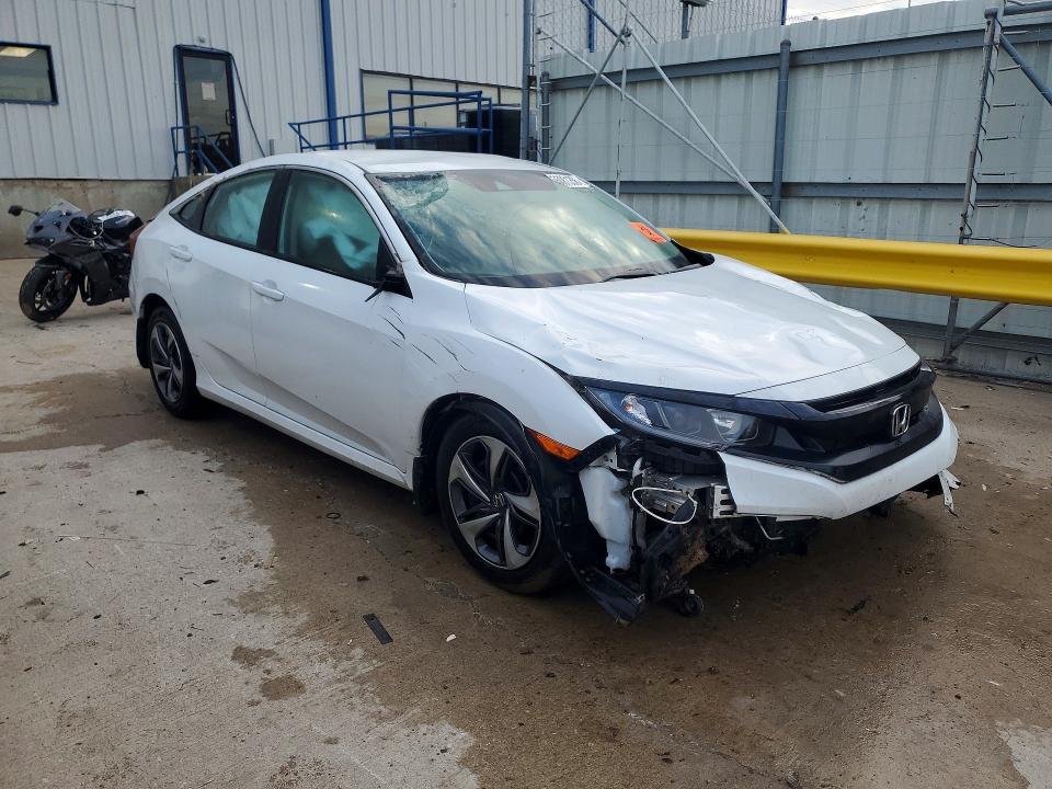 2019 Honda VIN 19XFC2F62KE210943 COPART salvage auction — ROLLOVER, Ky - Bill Of Sale/Part Only/No Titl, sold $1,500 on 2026-07-22 (photo 4)