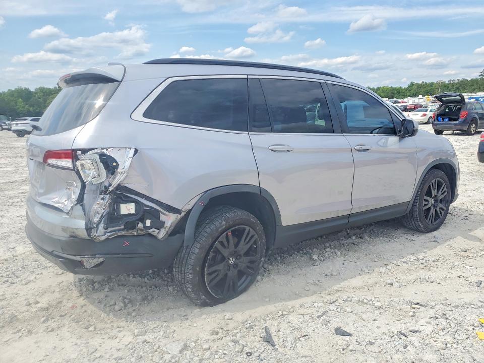 2022 Honda Pilot VIN 5FNYF5H29NB014170 COPART salvage auction — REAR END, Ga - Cert Of Title-Salvage, sold $11,300 on 2026-07-29 (photo 3)