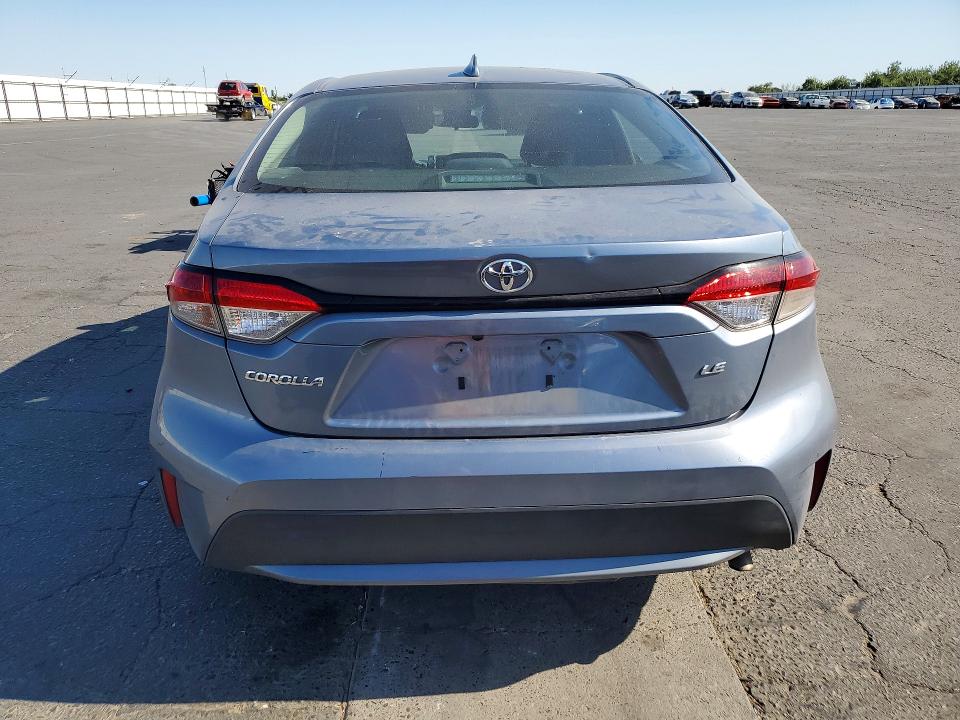 2020 Toyota Corolla VIN 5YFEPRAE9LP104867 COPART salvage auction — FRONT END, CA - SALVAGE CERTIFICATE, sold $4,550 on 2026-07-23 (photo 6)