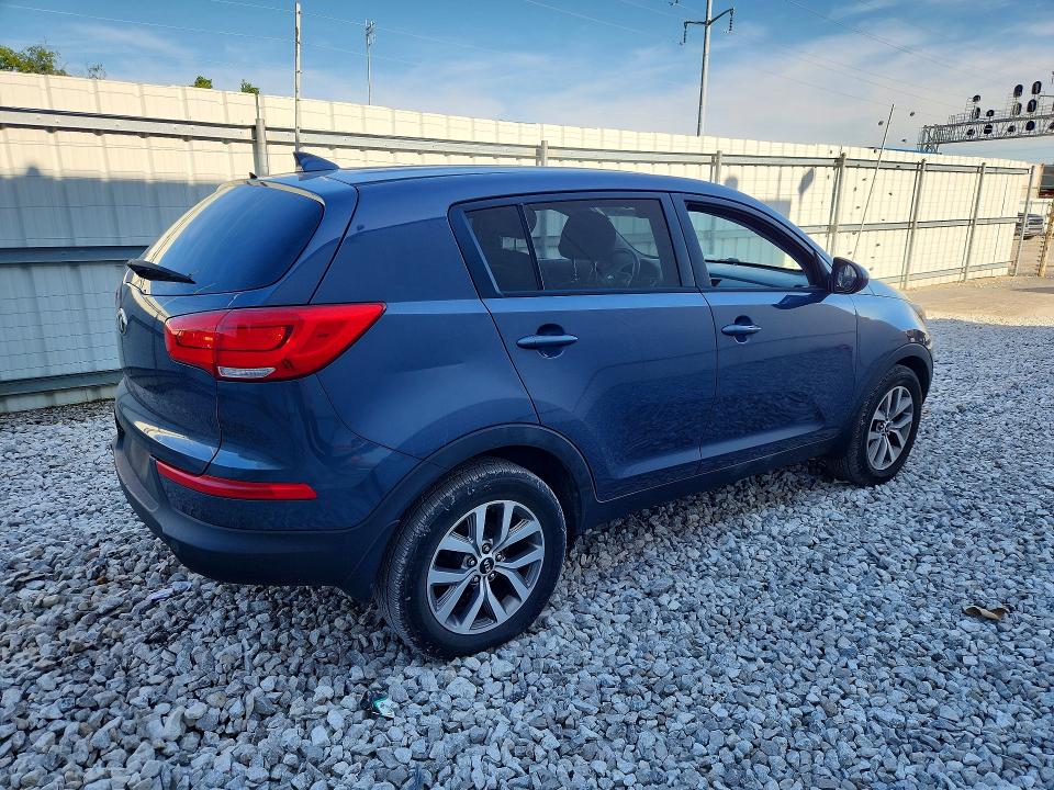 2015 Kia Sportage VIN KNDPB3AC6F7681896 COPART salvage auction — SIDE, OH - CERT OF TITLE-REPOSSESSION, sold $1,150 on 2026-07-09 (photo 3)