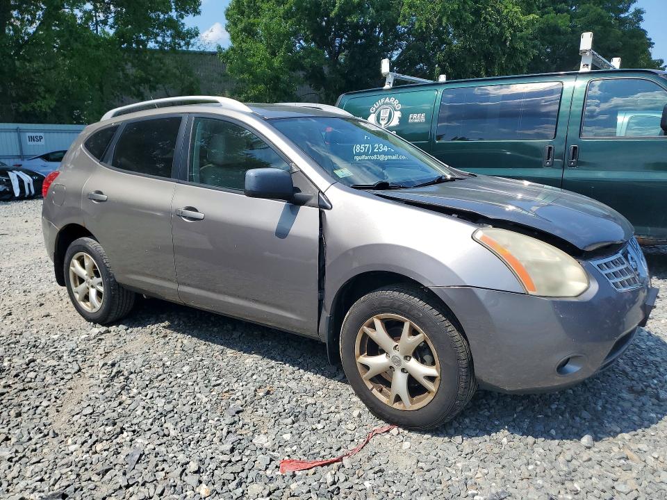 2009 Nissan Rogue sport VIN JN8AS58V19W442909 COPART salvage auction — FRONT END, MA - CERT OF TITLE-RECONSTRCTD COLL, sold $375 on 2026-07-16 (photo 4)