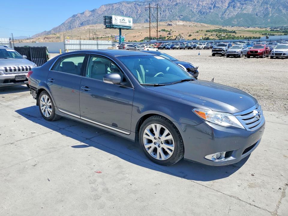 2011 Toyota Avalon VIN 4T1BK3DB3BU430290 COPART salvage auction — REAR END, Ut - Salvage Certificate, sold $2,100 on 2026-07-27 (photo 4)