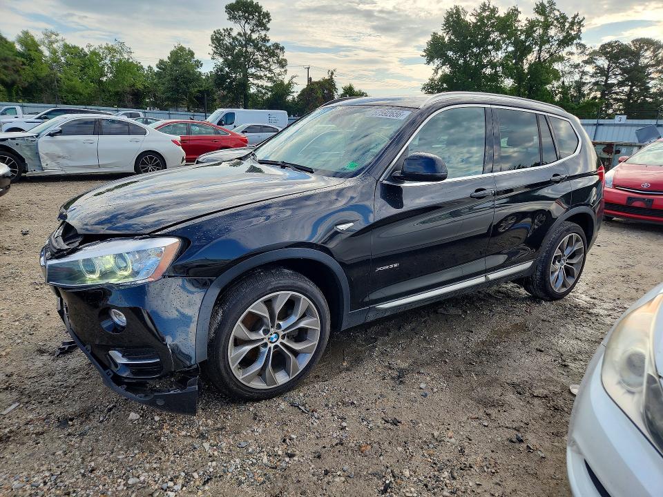 2015 BMW X3 VIN 5UXWX7C5XF0K34188 COPART salvage auction — FRONT END, Va - Cert Of Title - Salvage, sold $350 on 2026-07-28 (photo 1)